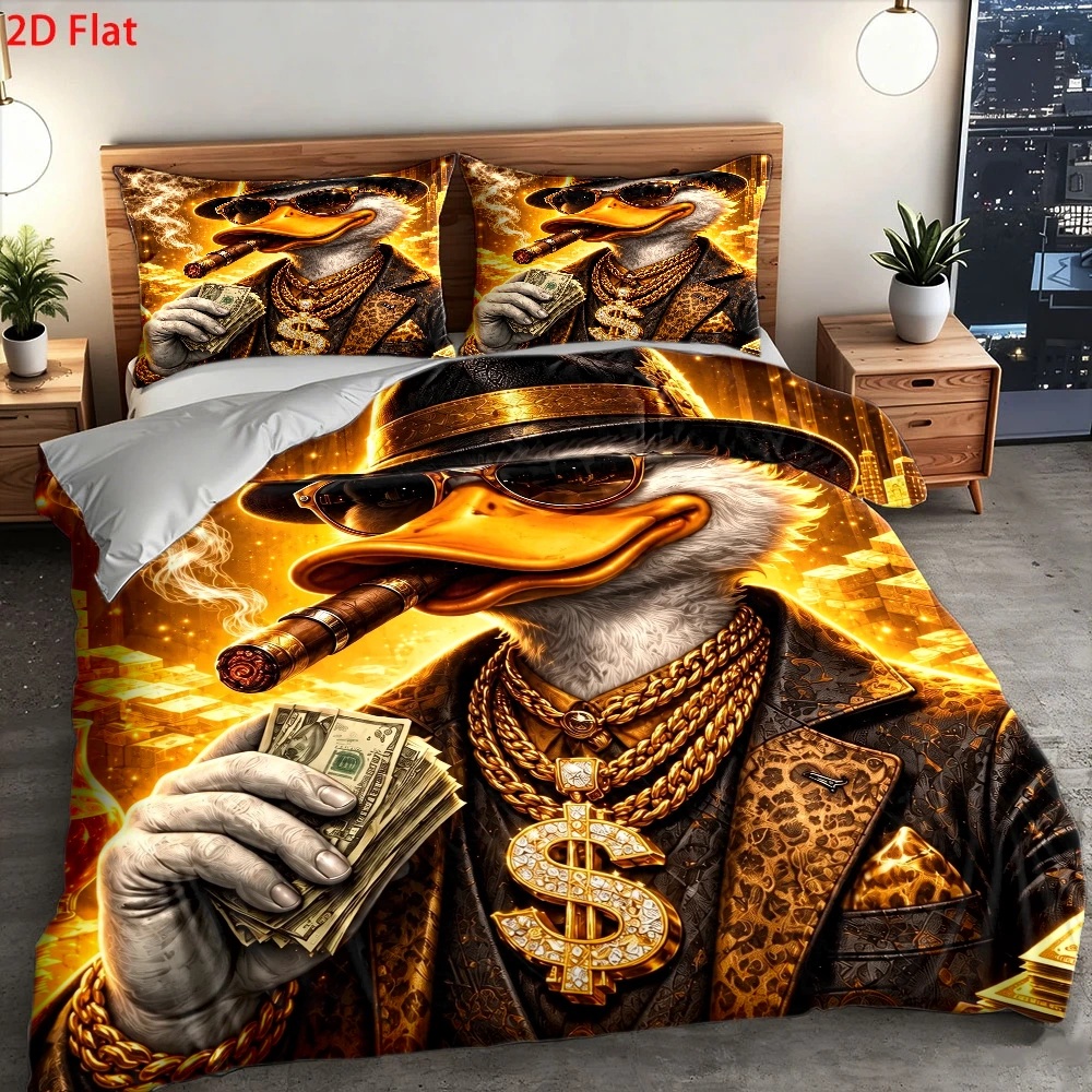 Duvet Cover Sets With Zipper - طقم غطاء لحاف بتصميم 