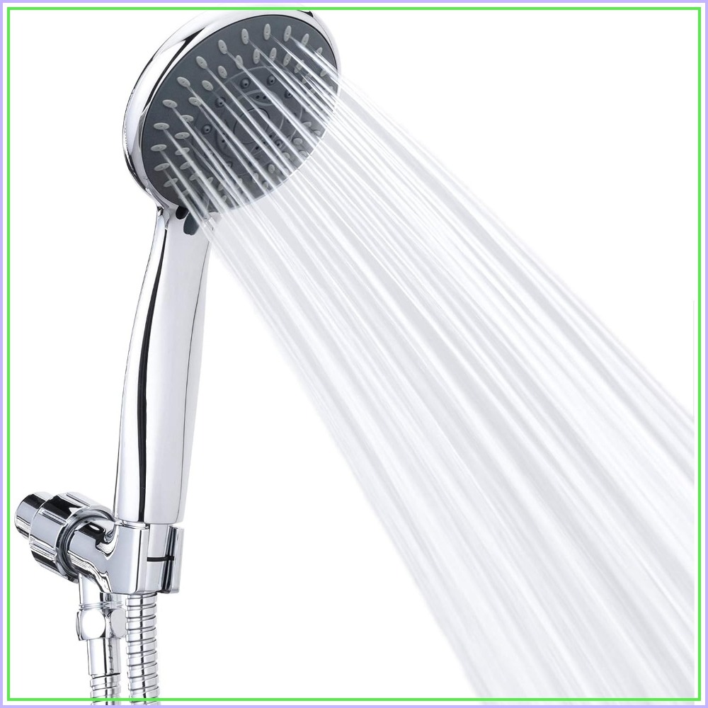 رأس دش محمول عالي الضغط بخمسة  - مراجعة High Pressure Shower Head Handheld وسعره
