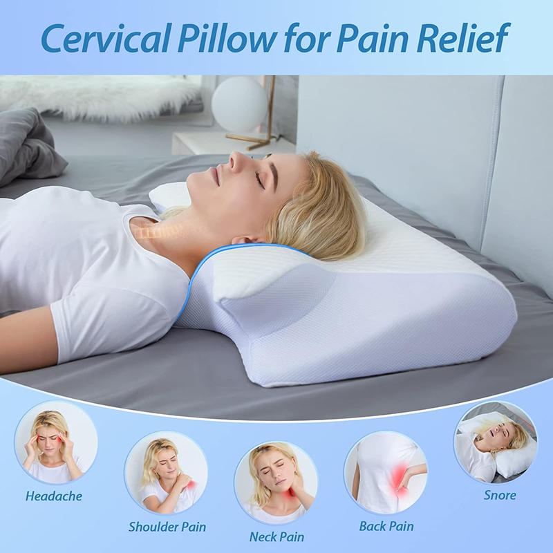 وسادة عنق جديدة من الفوم الذاك - مراجعة Anti Snore Contour Pillow وسعره