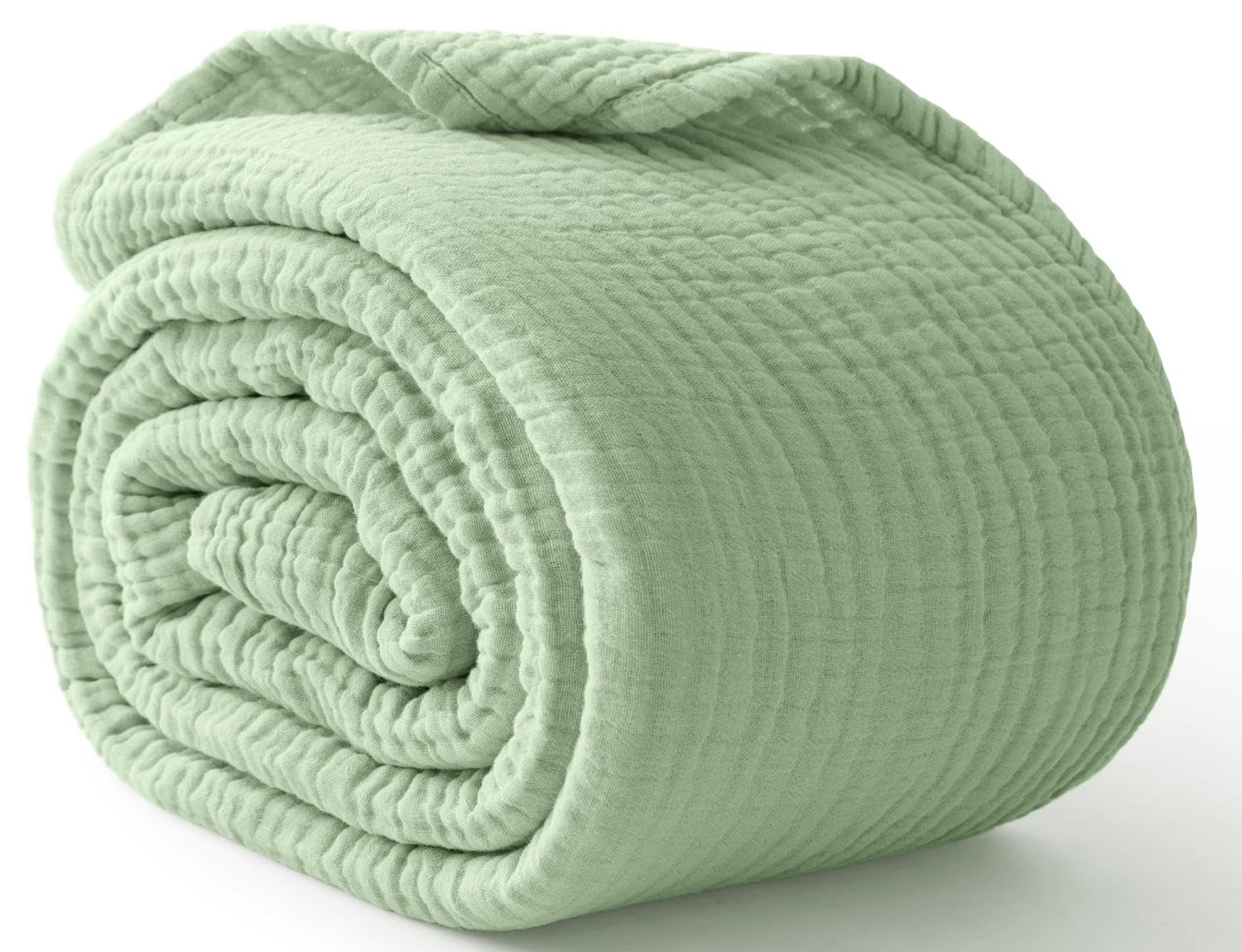 بطانية قطن 100% للسرير، بطانيا - مراجعة Muslin Cotton Bedspread وسعره