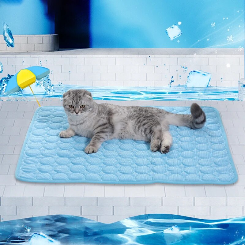 الحيوانات الأليفة الجليد الحصي - مراجعة Cooling Blanket Hot Sleepers وسعره