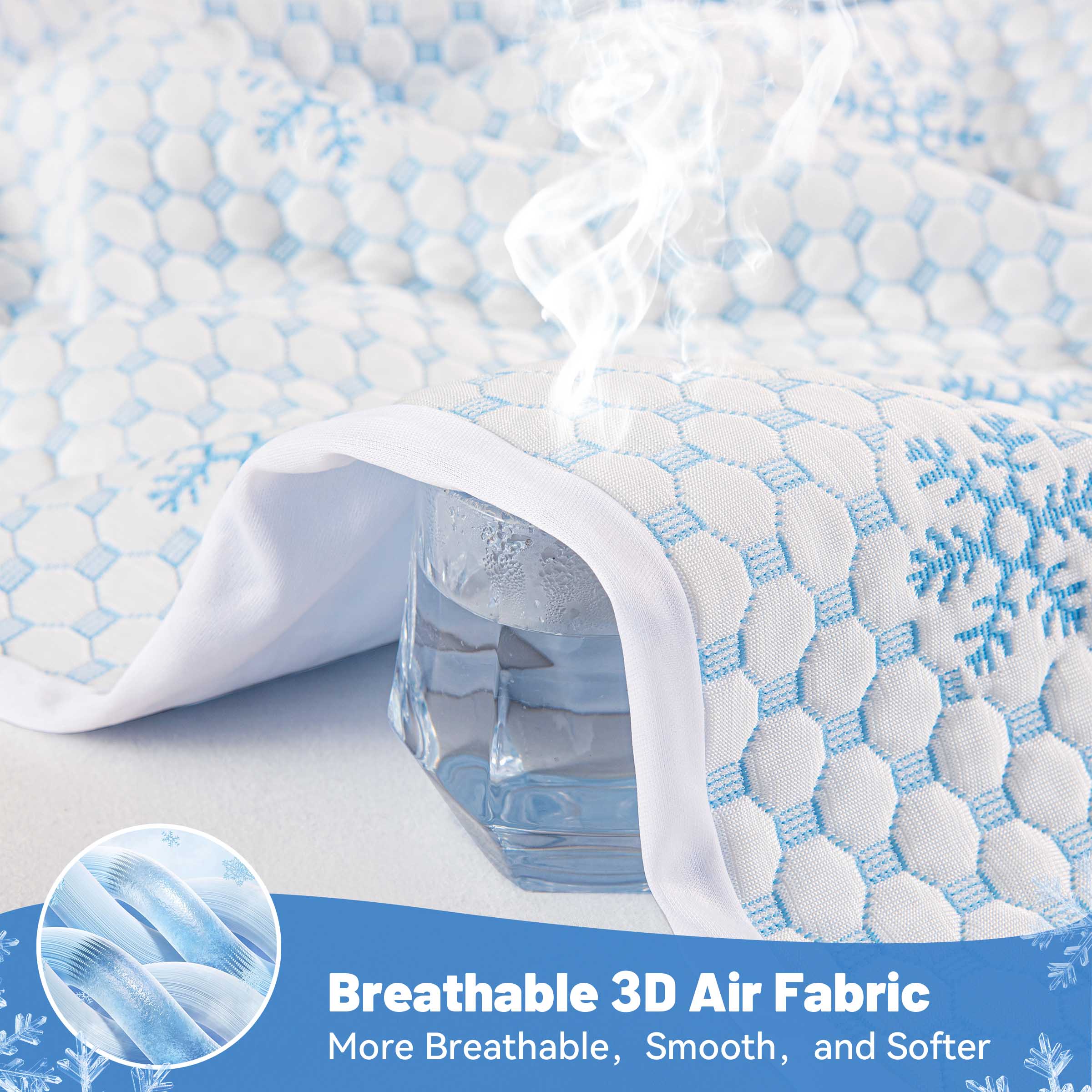 غطاء مرتبة مقاوم للماء ومبرد،  - مراجعة Waterproof Mattress Protector Breathable وسعره