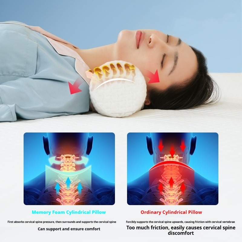 وسادة دائرية من الفوم المتكيف  - مراجعة Anti Snore Contour Pillow وسعره