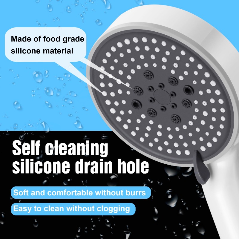 مجموعة رأس دش قابلة للتعديل بخ - مراجعة High Pressure Shower Head Handheld وسعره