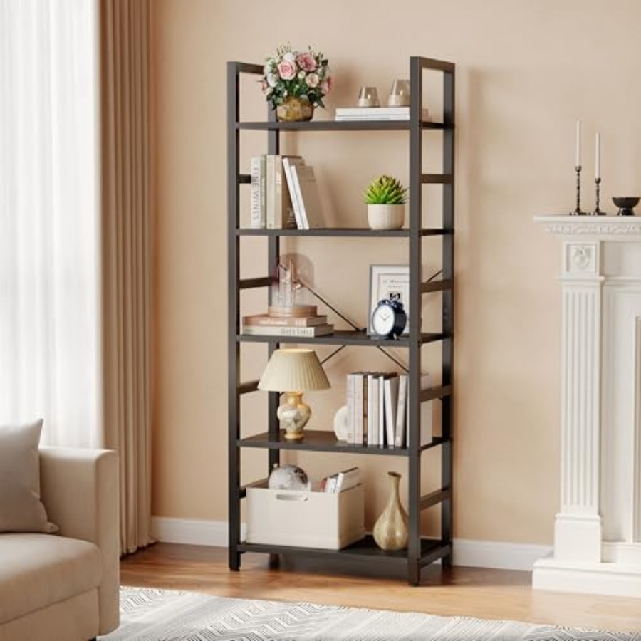 رف كتب بخمس طبقات، خزانة كتب ط - مراجعة Storage & Organization وسعره