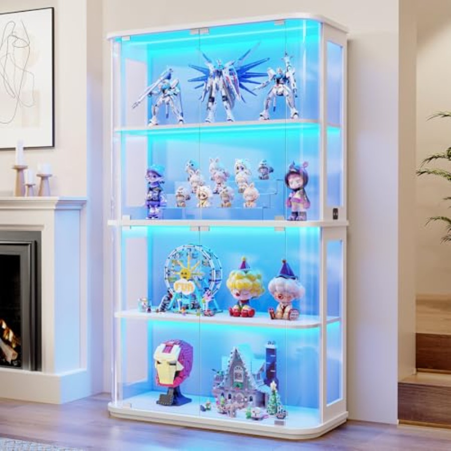 خزانة عرض مستديرة للاستخدام في - مراجعة Lighting وسعره