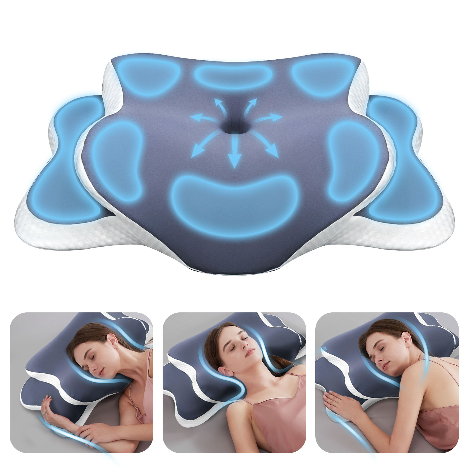 وسادة من الفوم الذاكر، وسادة ل - مراجعة Memory Foam Orthopedic Pillow Neck Pain وسعره