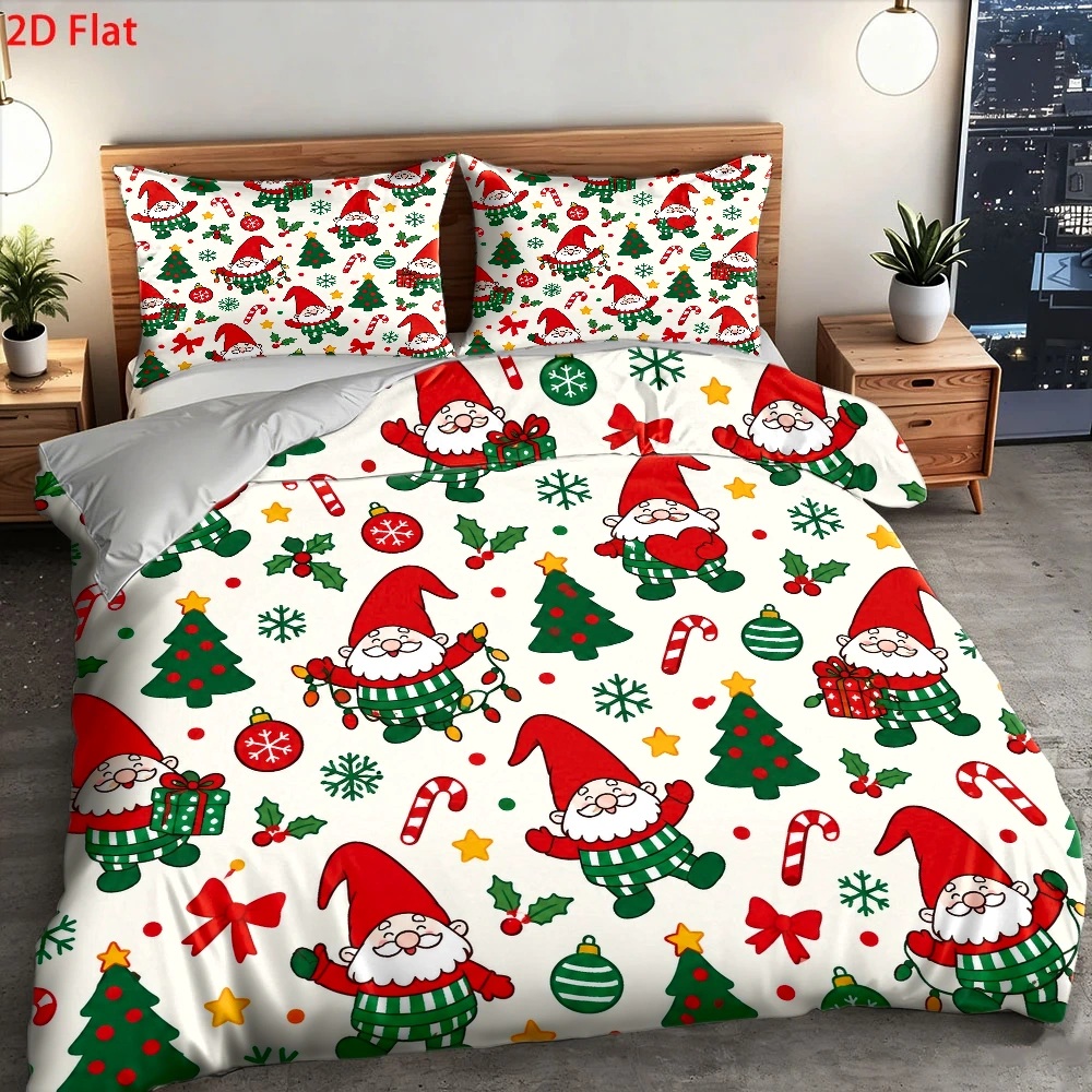 طقم غطاء لحاف بتصميم شجرة عيد  - مراجعة Duvet Cover Sets With Zipper وسعره