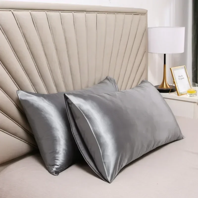 غطاء وسادة حريري 100% غطاء وسا - مراجعة Satin Silk Pillowcase Hair Skin وسعره