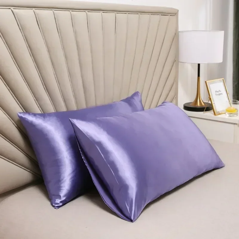 غطاء وسادة حريري 100% غطاء وسا - مراجعة Satin Silk Pillowcase Hair Skin وسعره