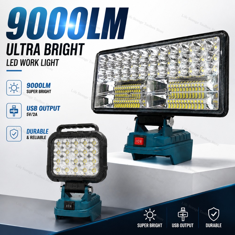 مصباح عمل LED بحجم 8 بوصات لبط - مراجعة Lighting وسعره