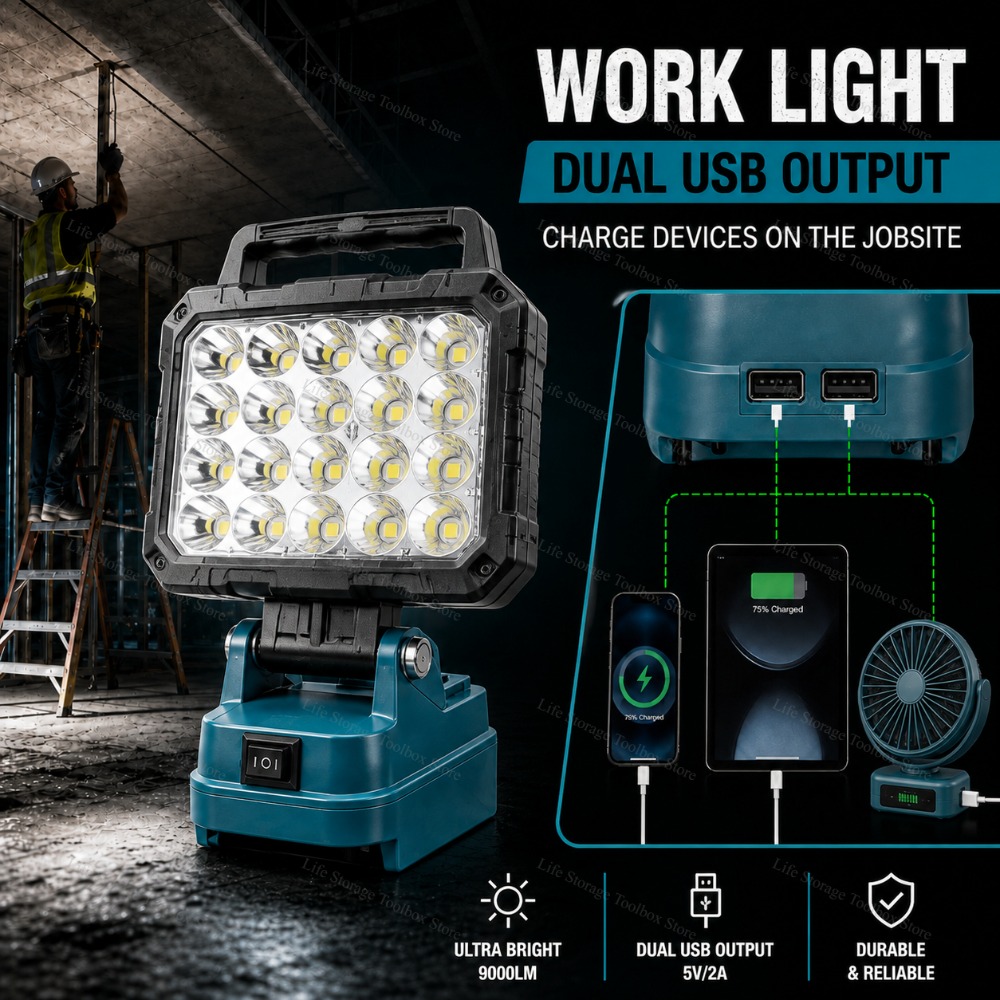 مصباح عمل LED بحجم 8 بوصات لبط - مراجعة Lighting وسعره