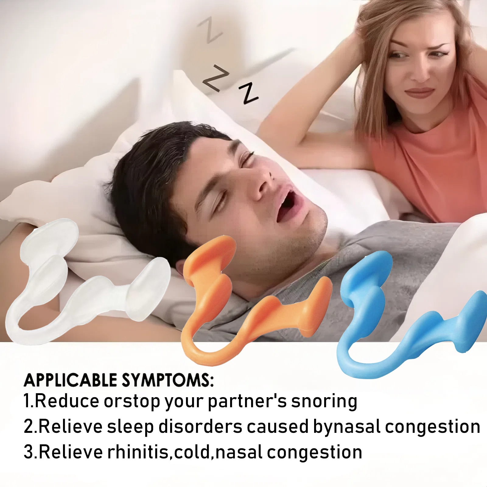 10 قطع من مشابك الأنف السيليكو - مراجعة Anti Snore Contour Pillow وسعره