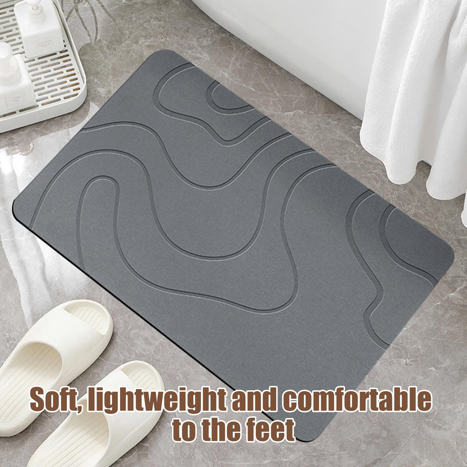 سجادة حمام حجرية سريعة الجفاف، - مراجعة Quick Dry Diatomite Bath Mat وسعره