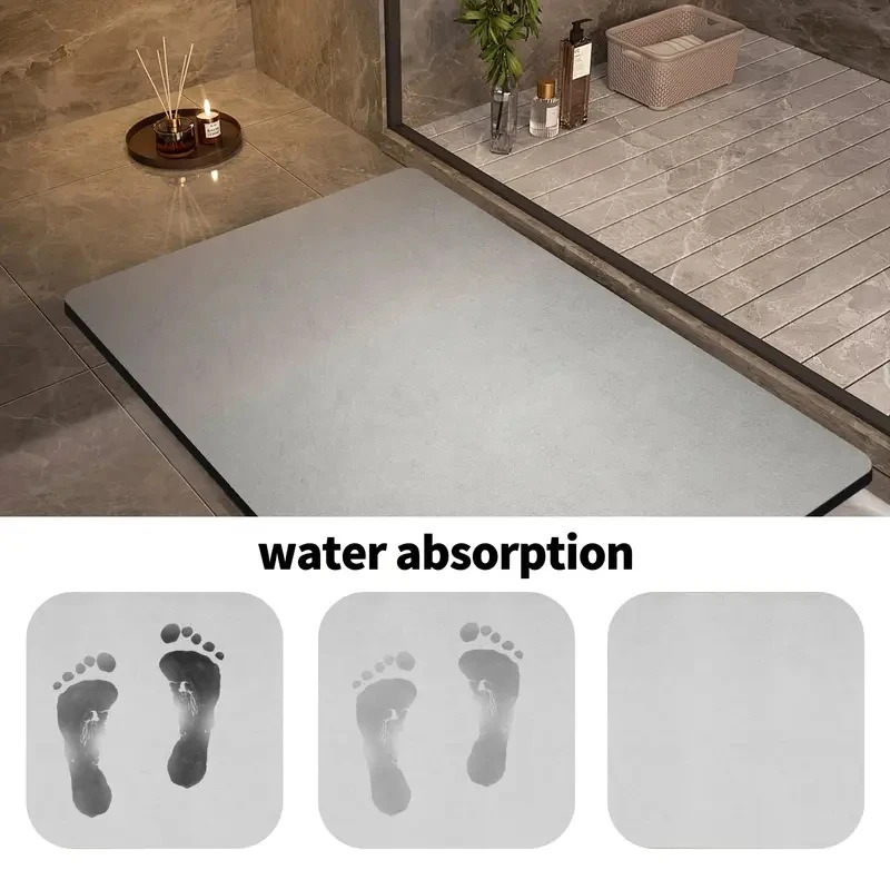 سجادة حمام من الدياتومايت من ف - مراجعة Quick Dry Diatomite Bath Mat وسعره